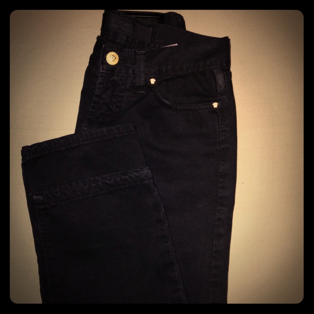 Versace Black Skinny Jeans